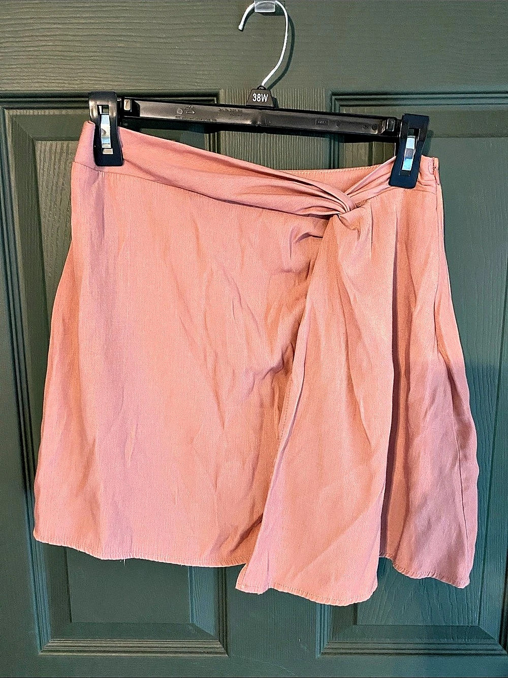 Blush Boutique Wrap Mini Skirt in Pink Size Medium Like New